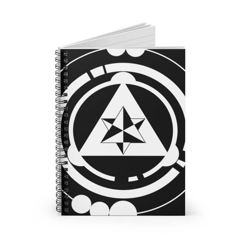 Secklendorf Crop Circle Spiral Notebook - Ruled Line - Shapes of Wisdom