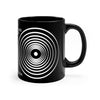 Crop Circle Black mug 11oz - Avebury 2 - Shapes of Wisdom