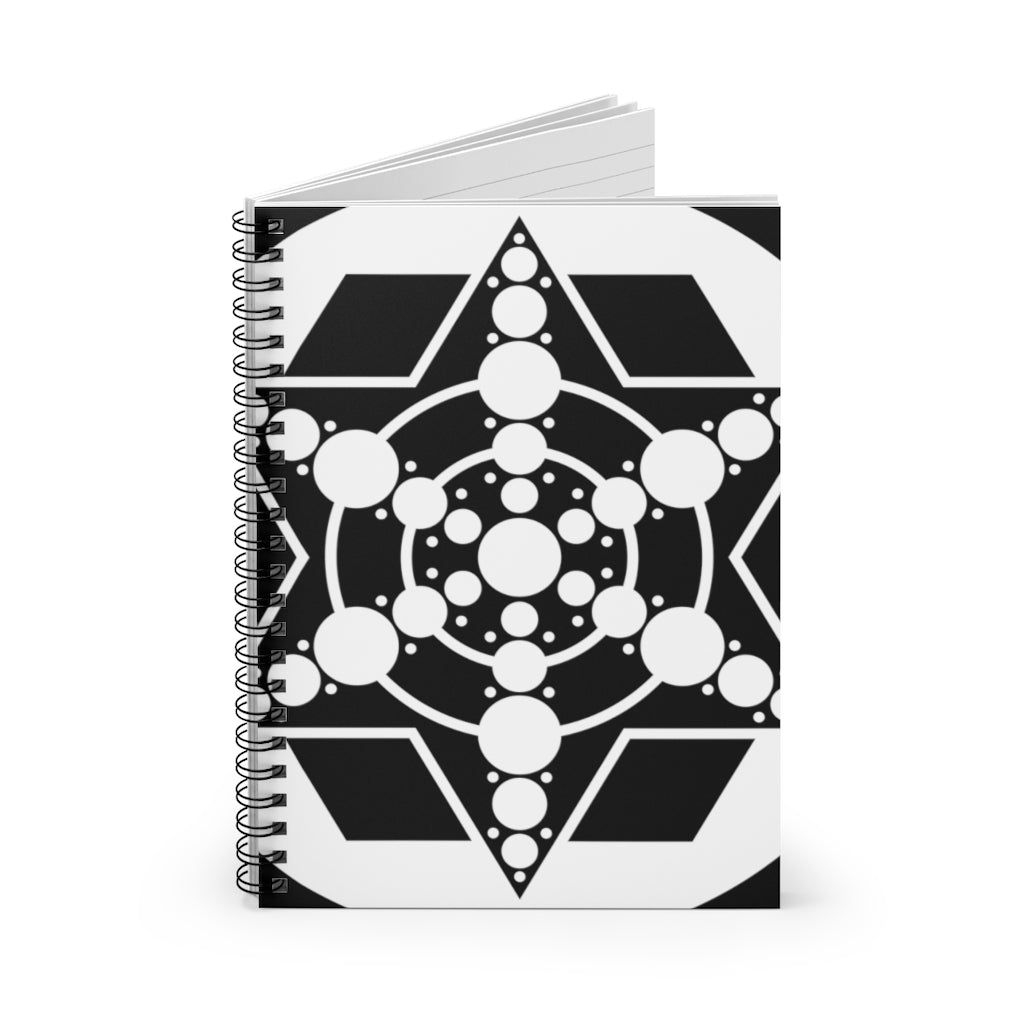 Clatford Crop Circle Spiral Notebook - Ruled Line - Shapes of Wisdom