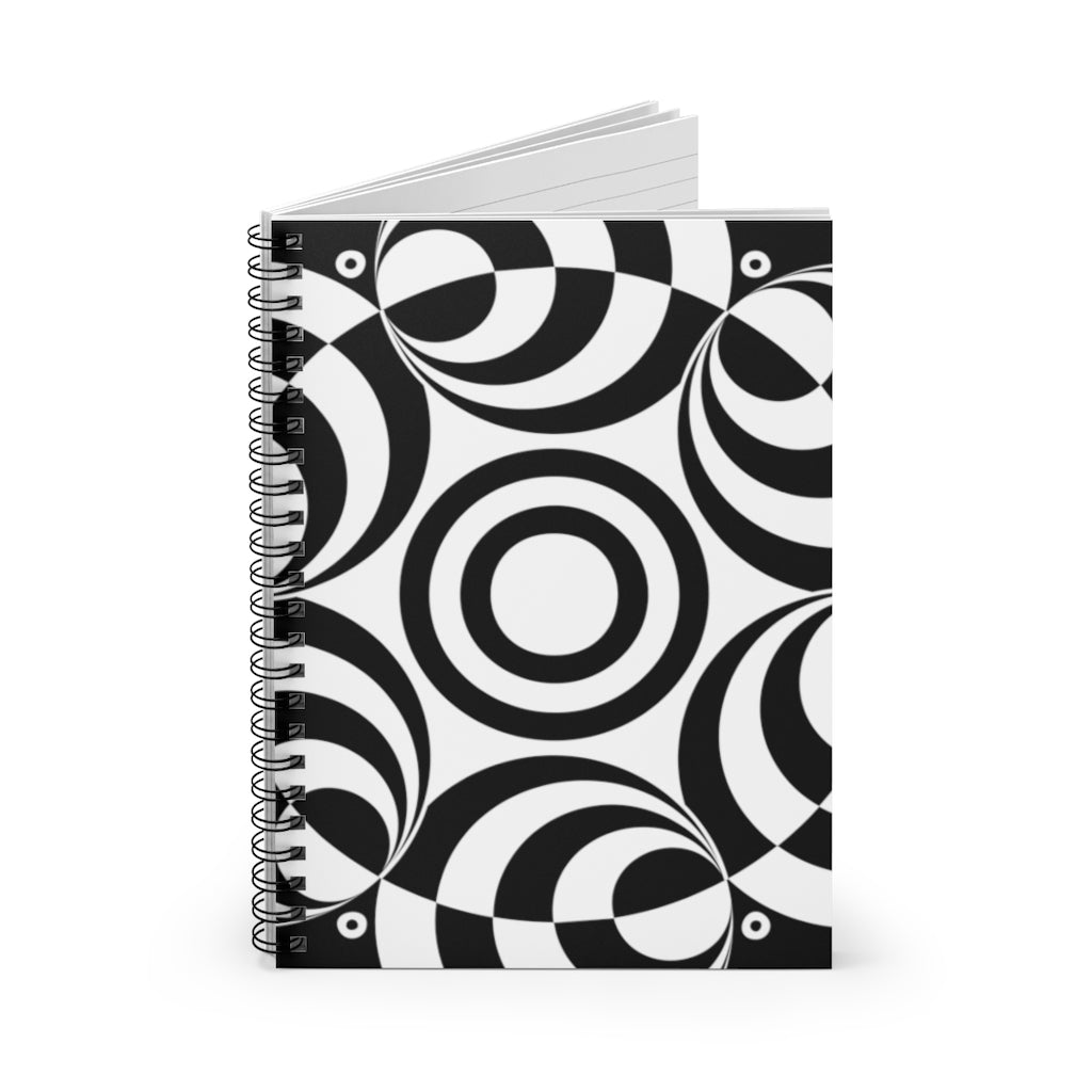 Marlborough Crop Circle Spiral Notebook - Ruled Line - Shapes of Wisdom