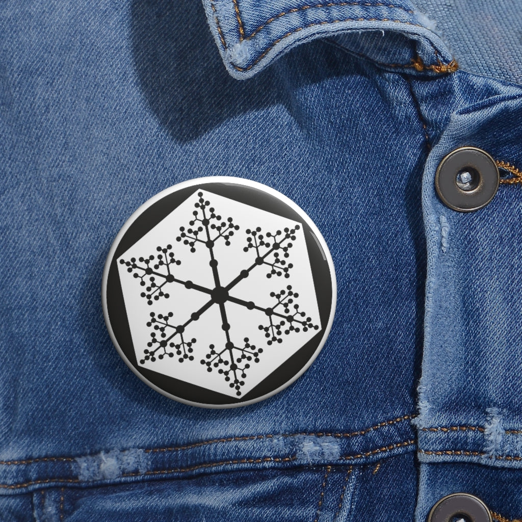 Stonehenge Crop Circle Pin Button 2 - Shapes of Wisdom