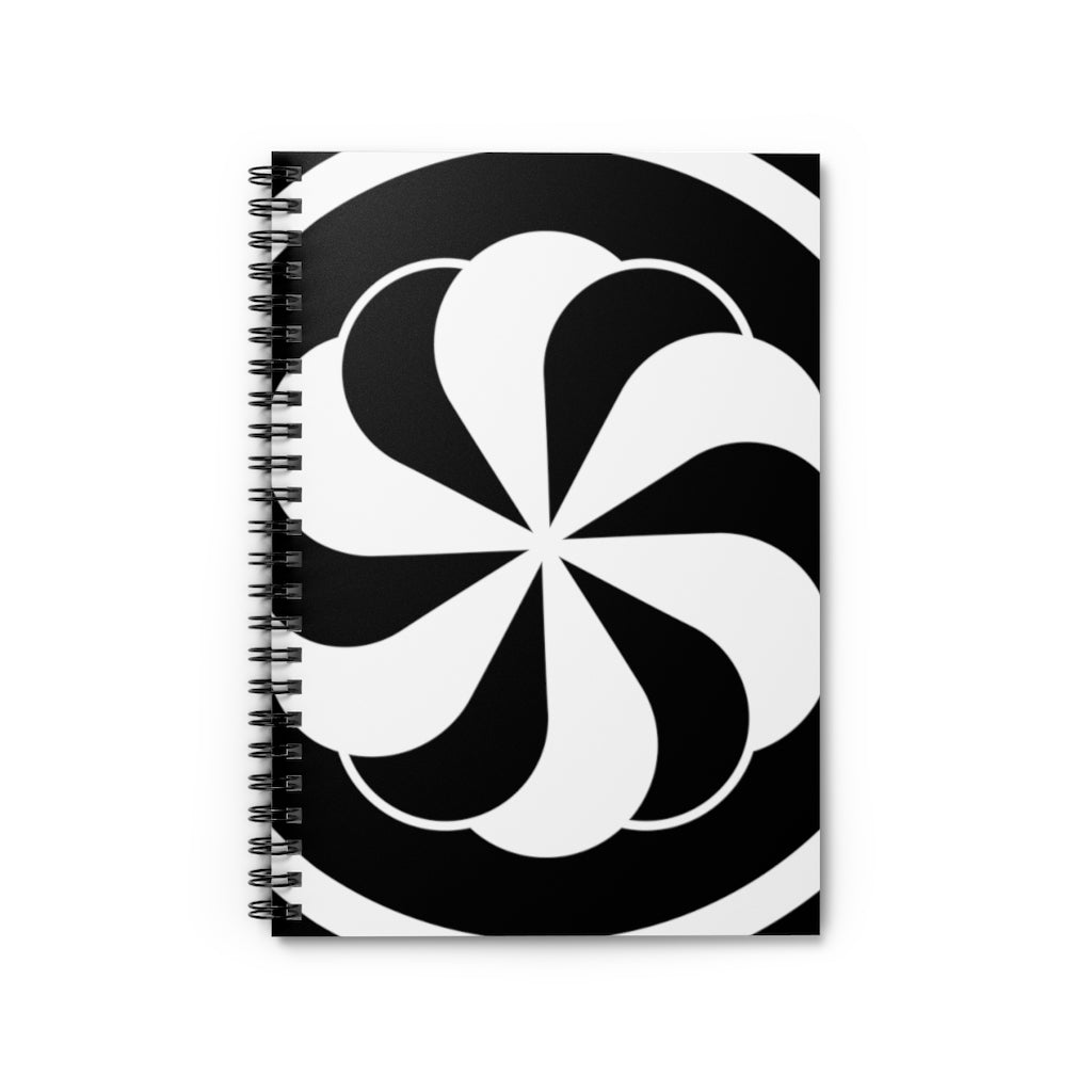 Marden Henge Crop Circle Spiral Notebook - Ruled Line - Shapes of Wisdom