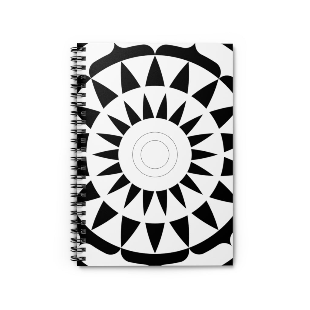Ogbourne St George Crop Circle Spiral Notebook - Ruled Line - Shapes of Wisdom