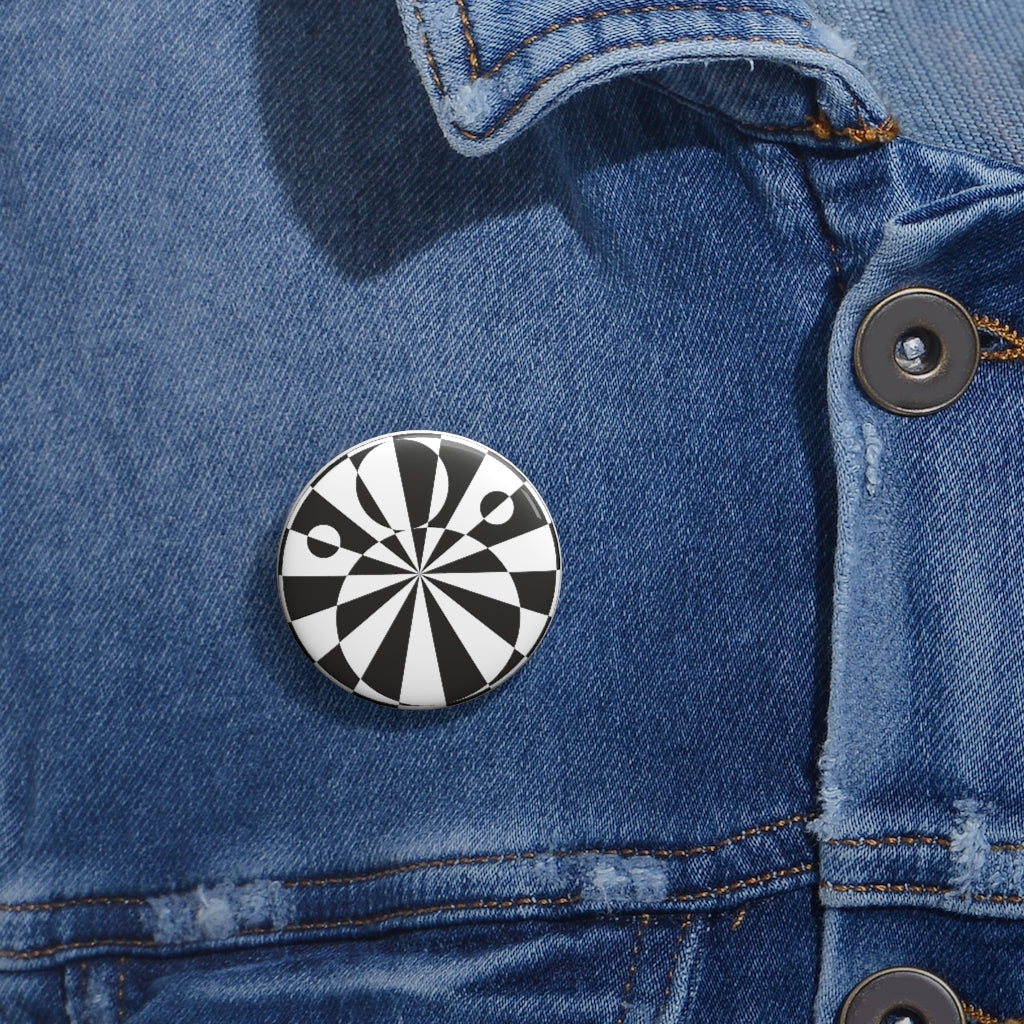 Liddington Castle Crop Circle Pin Button - Shapes of Wisdom
