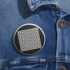 Savernake Forest Crop Circle Pin Button - Shapes of Wisdom