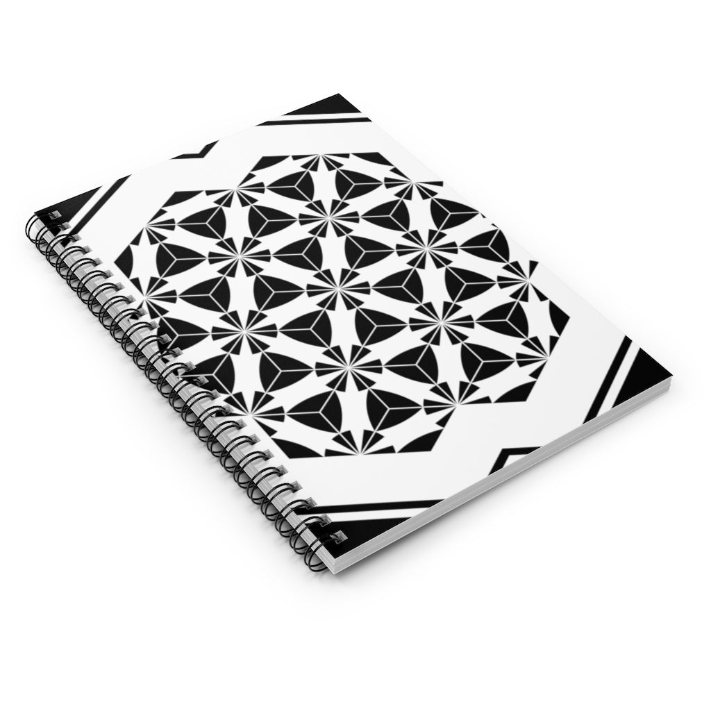 West Overton Crop Circle Spiral Notebook - Ruled Line - Shapes of Wisdom