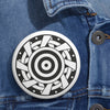 Load image into Gallery viewer, Ammersee Crop Circle Pin Button - Shapes of Wisdom