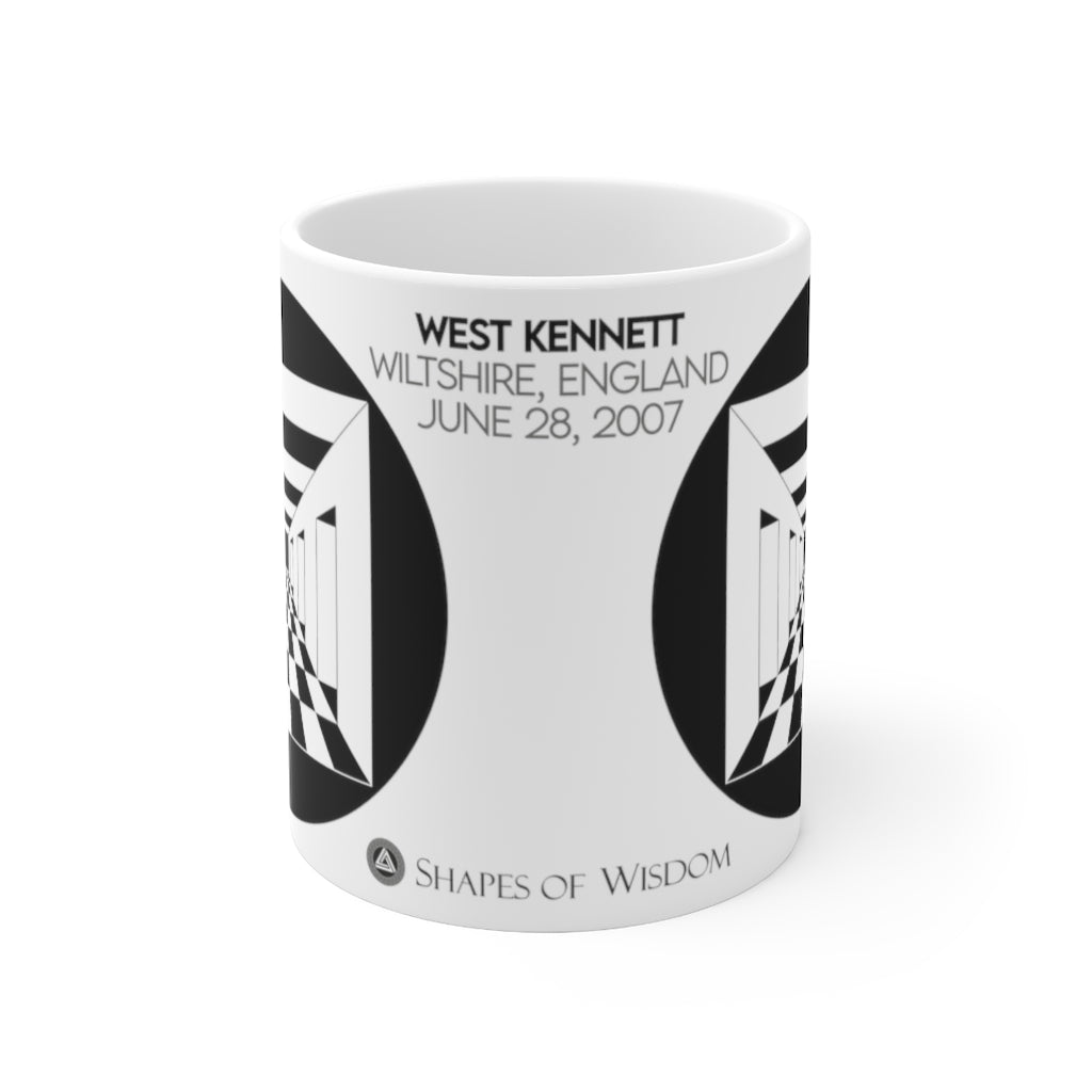 Crop Circle Mug 11oz - West Kennet 3 - Shapes of Wisdom