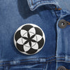 Load image into Gallery viewer, West Knoyle Crop Circle Pin Button - Shapes of Wisdom