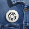 West Stowell Crop Circle Pin Button - Shapes of Wisdom