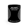 Crop Circle Black mug 11oz - West Overton 3 - Shapes of Wisdom