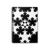 Chute Causeway Crop Circle Spiral Notebook - Ruled Line - Shapes of Wisdom
