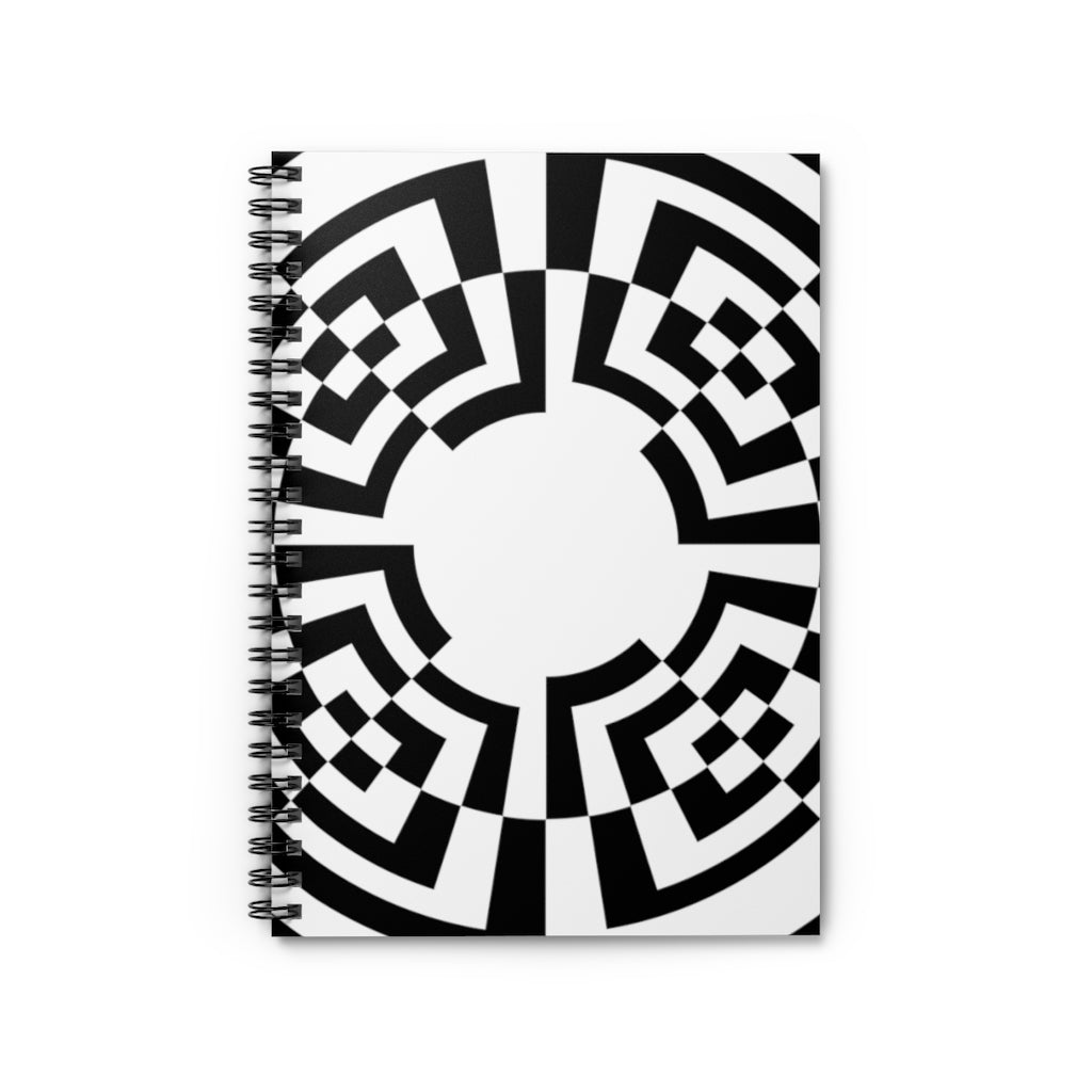 Bishopton Crop Circle Spiral Notebook - Ruled Line - Shapes of Wisdom
