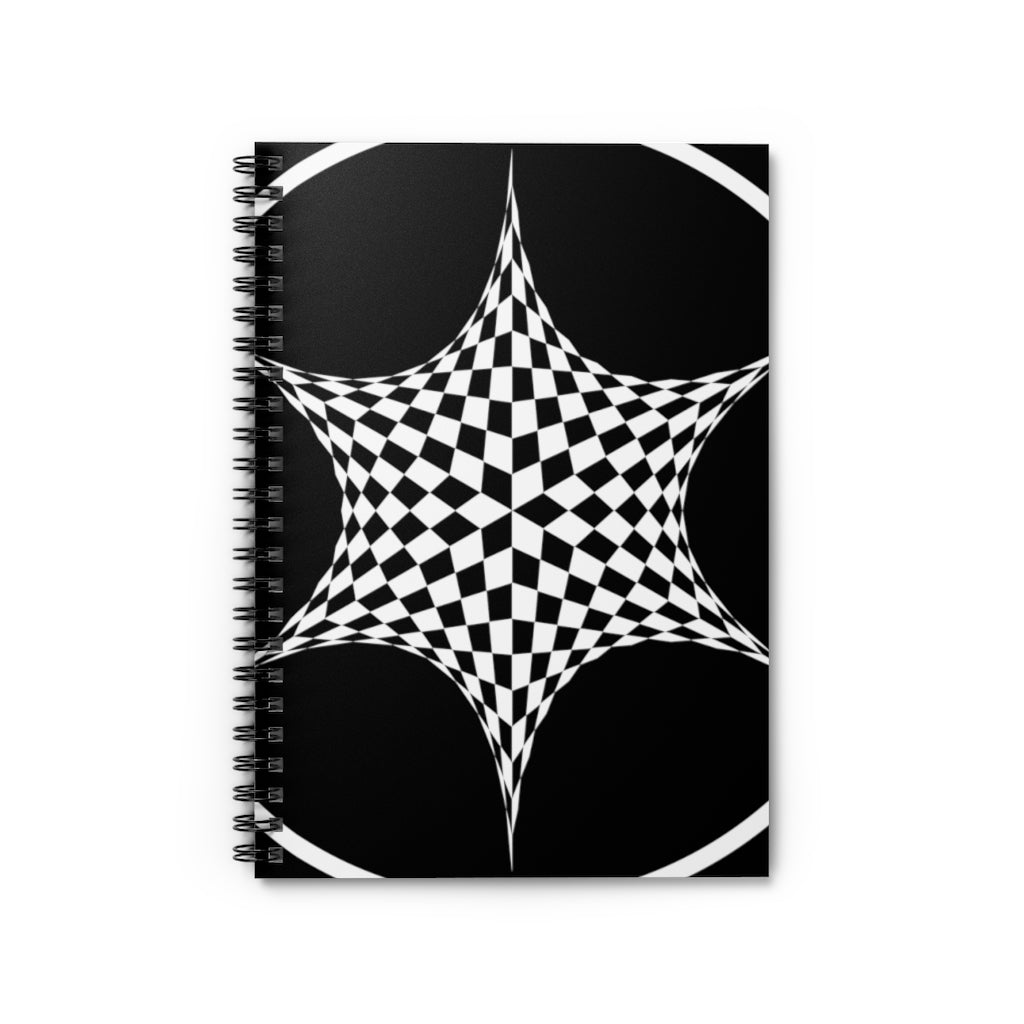 Blowingstone Hill Crop Circle Spiral Notebook - Ruled Line - Shapes of Wisdom