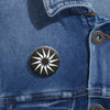 Westbury Crop Circle Pin Button 2 - Shapes of Wisdom