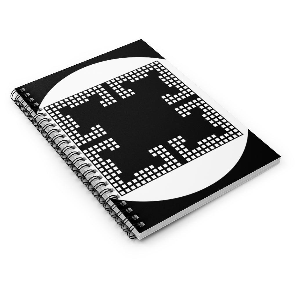 Windmill Hill Crop Circle Spiral Notebook - Ruled Line 6 - Shapes of Wisdom