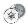 Blowingstone Hill Crop Circle Pin Button - Shapes of Wisdom