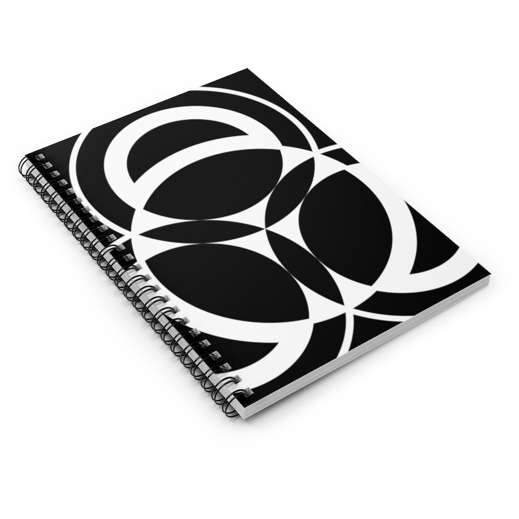 Longwood Crop Circle Spiral Notebook - Ruled Line - Shapes of Wisdom