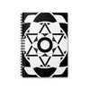 Milk Hill Crop Circle Spiral Notebook - Ruled Line  5 - Shapes of Wisdom