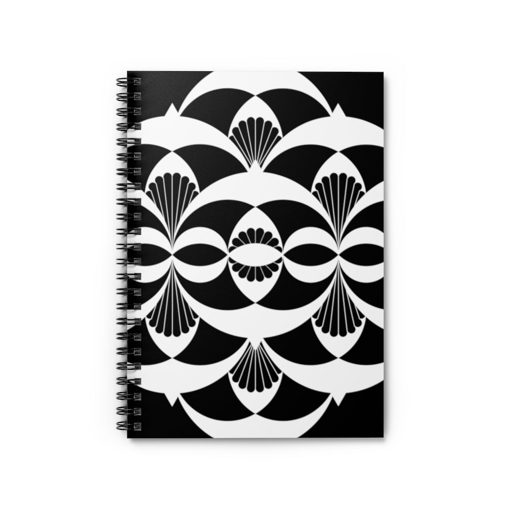 Alton Priors Crop Circle Spiral Notebook - Ruled Line - Shapes of Wisdom