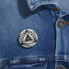 Load image into Gallery viewer, Allington Crop Circle Pin Button - Shapes of Wisdom