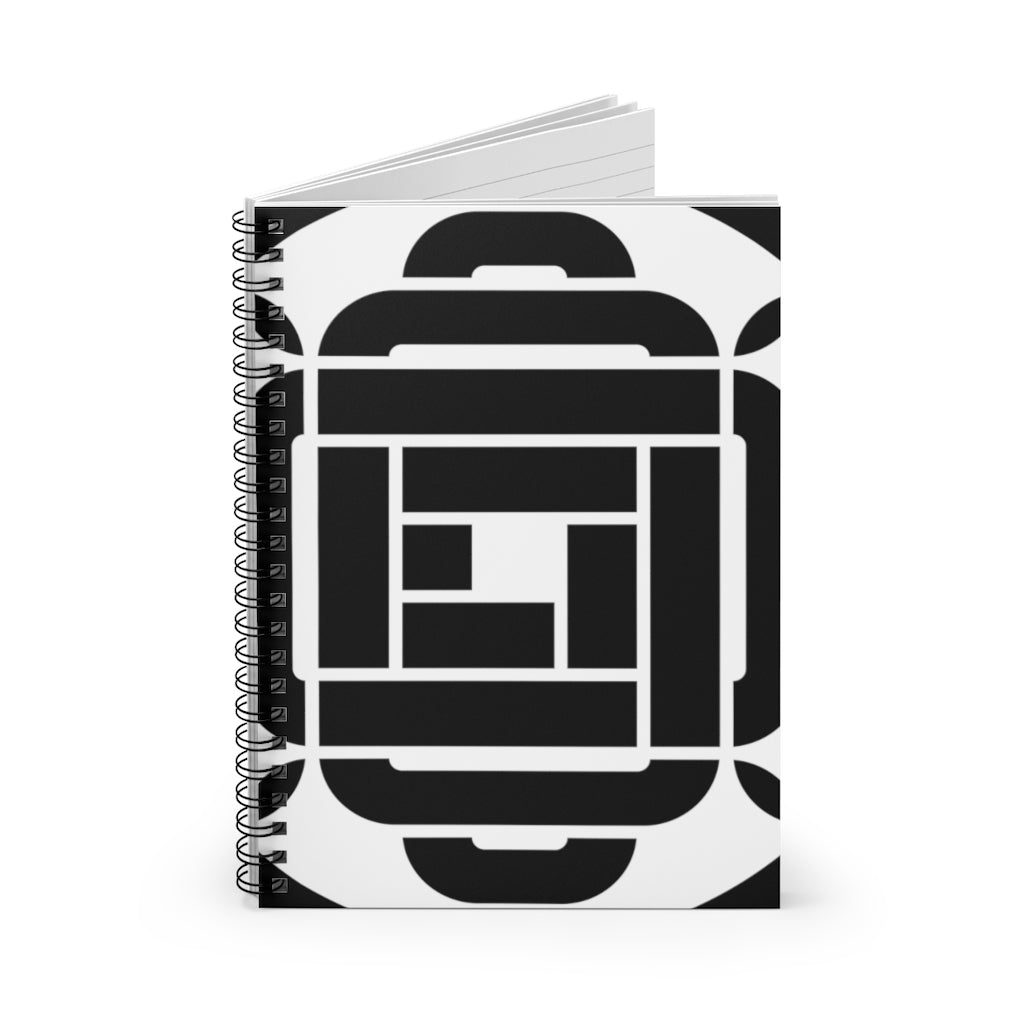 Lockeridge Crop Circle Spiral Notebook - Ruled Line - Shapes of Wisdom
