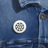 Owlesbury Crop Circle Pin Button - Shapes of Wisdom