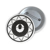 Load image into Gallery viewer, East Kennet Crop Circle Pin Button - Shapes of Wisdom