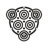 Etchilhampton Crop Circle Sticker 3 - Shapes of Wisdom