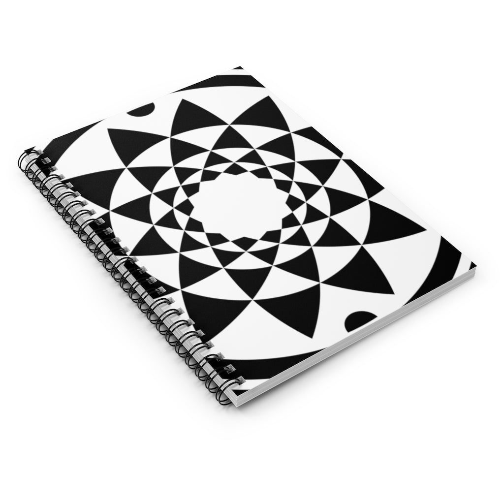 Highworth Crop Circle Spiral Notebook - Ruled Line - Shapes of Wisdom
