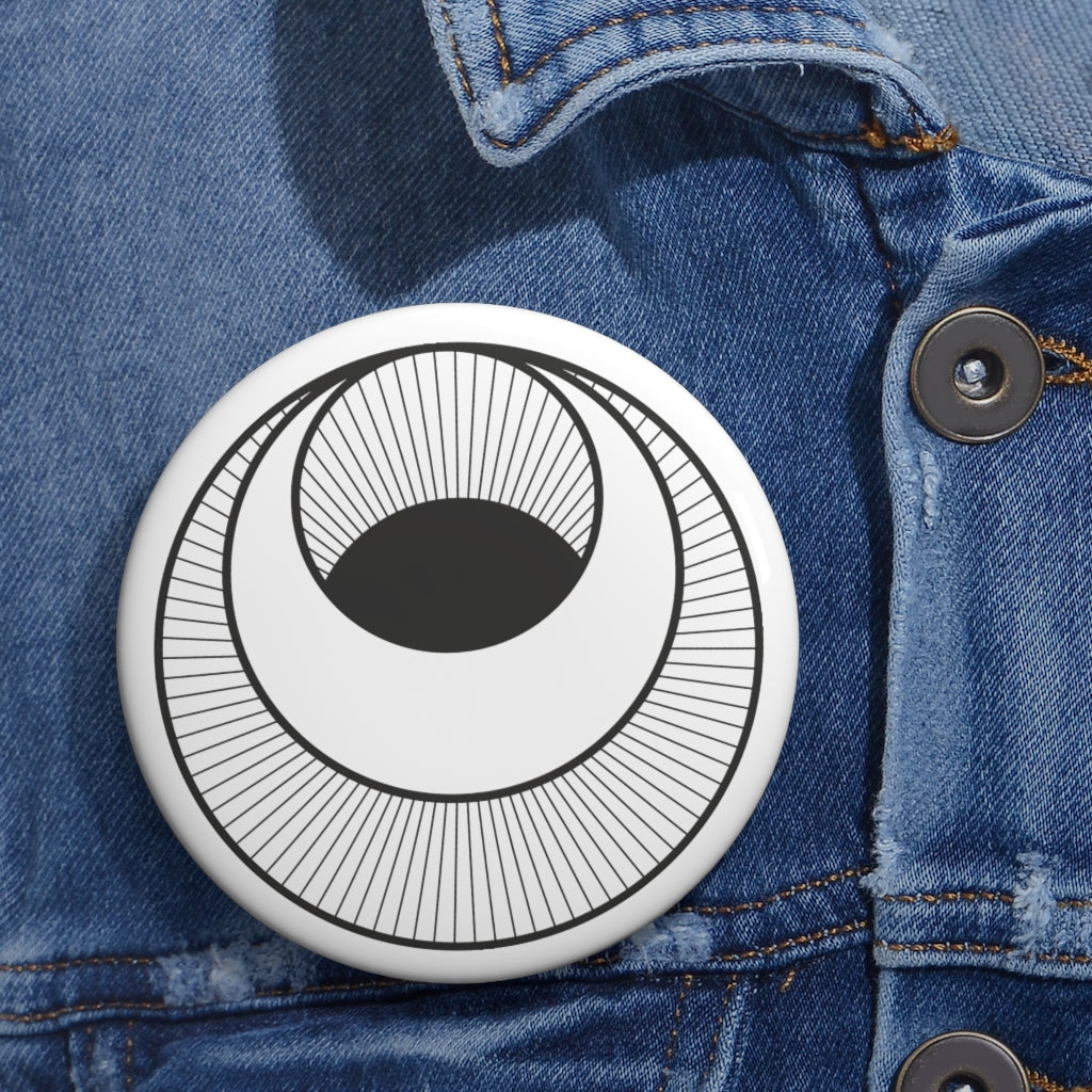 Morgans Hill Crop Circle Pin Button 2 - Shapes of Wisdom