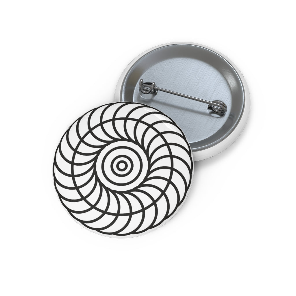 Rudstone Crop Circle Pin Button - Shapes of Wisdom