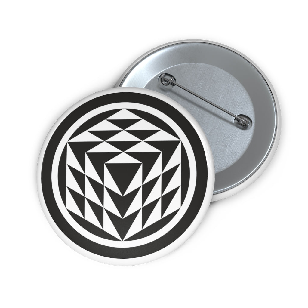 Tichborne Crop Circle Pin Button - Shapes of Wisdom