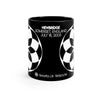 Crop Circle Black mug 11oz - Newbridge - Shapes of Wisdom