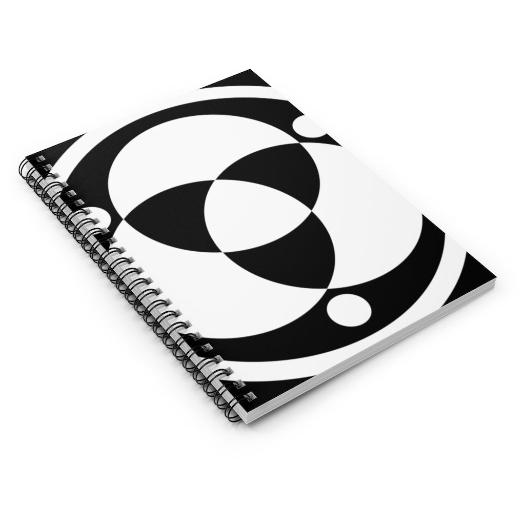 Lüsslingen Crop Circle Spiral Notebook - Ruled Line - Shapes of Wisdom
