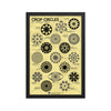 Crop Circles NO STRAIGHT LINES Framed poster - Shapes of Wisdom