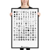 Load image into Gallery viewer, Crop Circles 2006 Framed Poster - Shapes of Wisdom