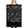 Load image into Gallery viewer, Crop Circles 2012 Framed Poster - Shapes of Wisdom