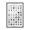 Load image into Gallery viewer, Crop Circles 2016 Framed Poster - Shapes of Wisdom