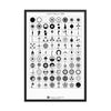 Load image into Gallery viewer, Crop Circles 2014 Framed Poster - Shapes of Wisdom