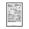 Load image into Gallery viewer, Crop Circles 2001 Framed Poster - Shapes of Wisdom