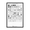 Load image into Gallery viewer, Crop Circles 1990 Framed Poster - Shapes of Wisdom