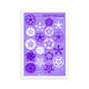 Load image into Gallery viewer, Crop Circles 5-FOLD I Framed poster - Shapes of Wisdom