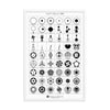 Load image into Gallery viewer, Crop Circles 2016 Framed Poster - Shapes of Wisdom