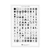 Crop Circles 1996 Framed Poster - Shapes of Wisdom
