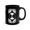 Crop Circle Black mug 11oz - Chilbolton - Shapes of Wisdom