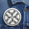 Westwoods Crop Circle Pin Button - Shapes of Wisdom