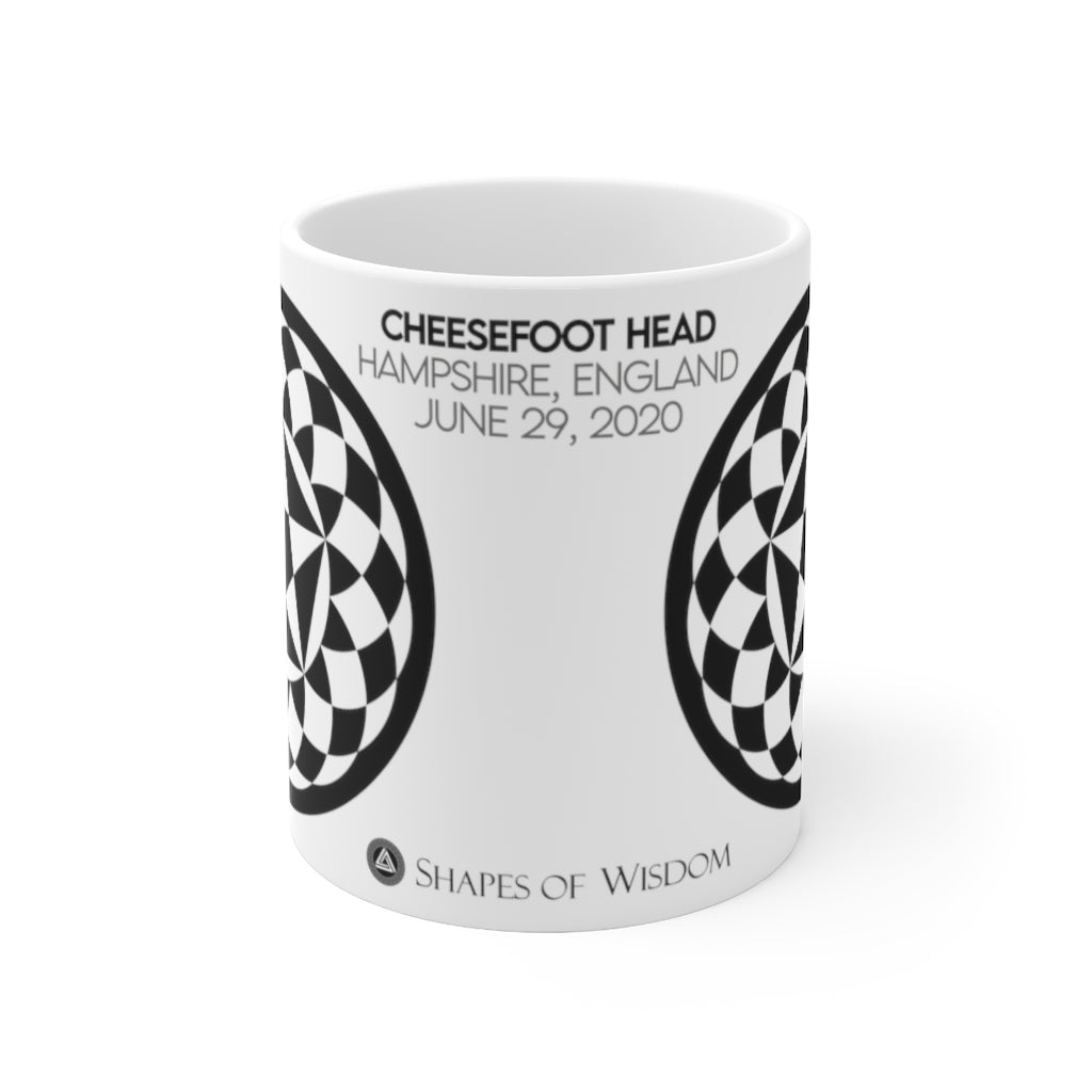 Crop Circle Mug 11oz - Cheesefoot Head - Shapes of Wisdom