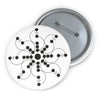 Load image into Gallery viewer, Tidcombe Crop Circle Pin Button - Shapes of Wisdom