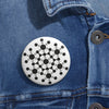 Mere Crop Circle Pin Button - Shapes of Wisdom